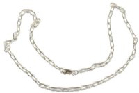 Sterling Silver 18 in Link Necklace